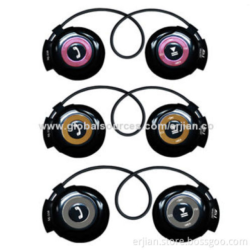 Sport MP3 Earphone, Built-in Microphone, Bluetooth, FM Radio and microSD Card Reader
